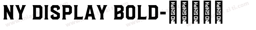 Ny Display Bold字体转换